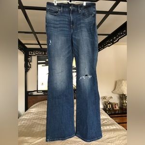 Lucky brand denim boot cut distressed jeans